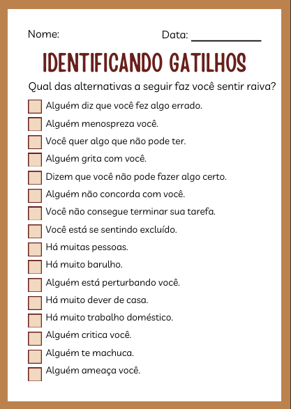 Identificando gatilhos